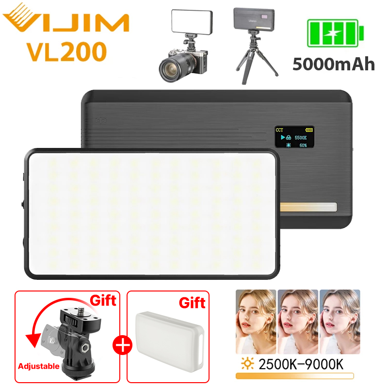 Photography Lighting Description - Ulanzi VL200 lampu Video Led dengan