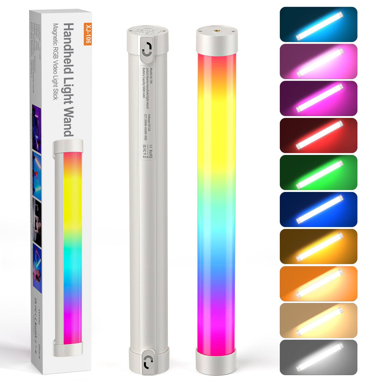 Photography Lighting Handheld - Lampu Tongkat LED RGB Portabel dengan