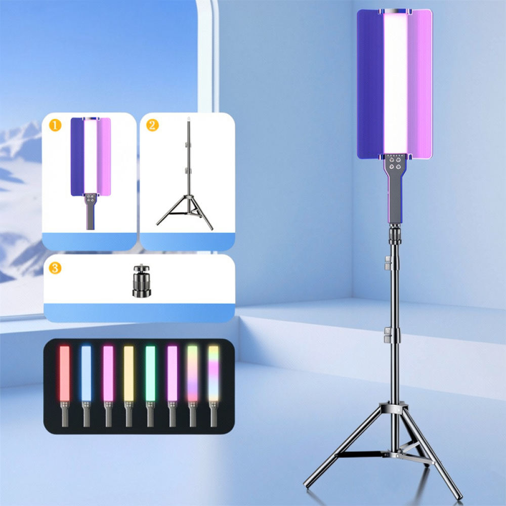 Photography Lighting Kit Portable - Lampu Video RGB Portabel, Lampu Tambahan