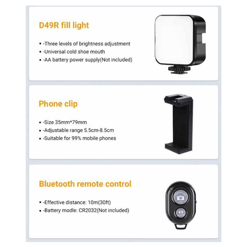 B29C-Kit Video Smartphone Port - Photography Lighting Kit Portable ulasan dan harga