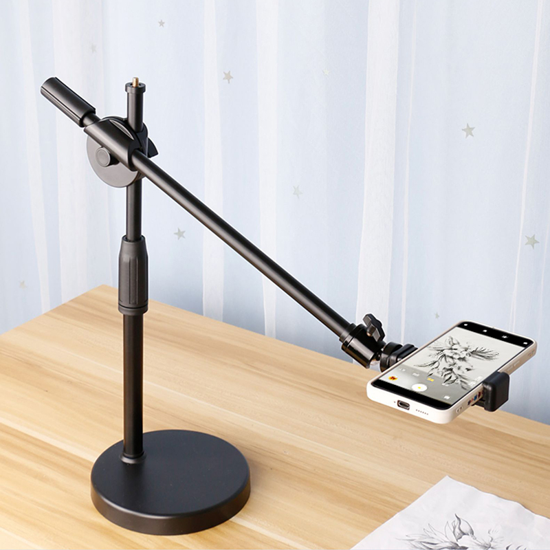 Tripod Overhead dengan lampu c - Photography Mobile Lighting ulasan dan harga